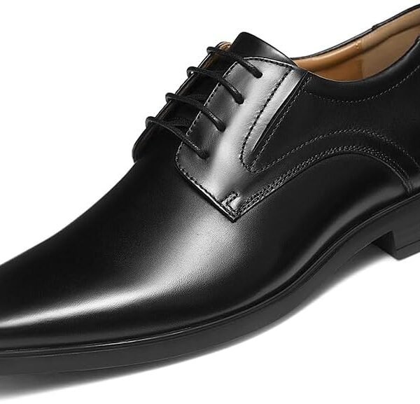 Mens Oxford Leather Business Casual Shoes