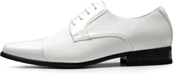 Men's Patent Tuxedo Dress Shoes Classic Lace-up Formal Oxfords