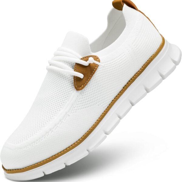 Men’s Casual Loafers Shoes Slip   Walking Dress Sneakers Business Oxfords Work Lightweight Soft Sole