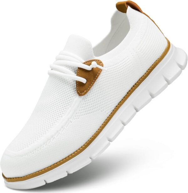 Men’s Casual Loafers Shoes Slip   Walking Dress Sneakers Business Oxfords Work Lightweight Soft Sole