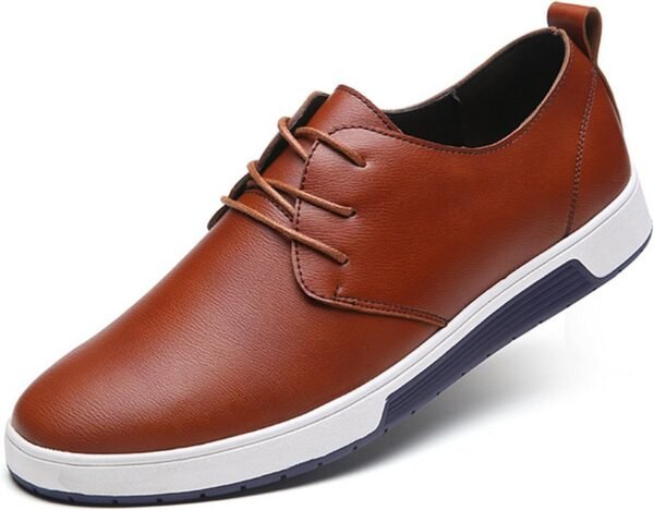 Men's Casual Oxford Shoes Breathable Flat Fashion Sneakers