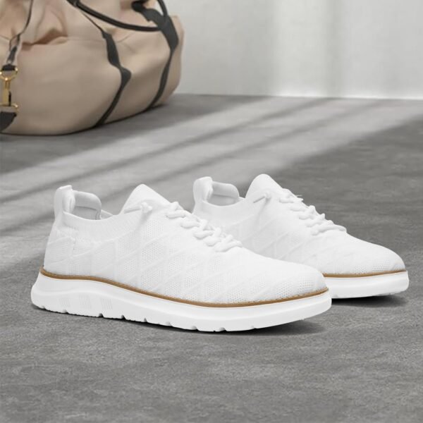 Men’s Casual Dress Oxfords Shoes  Mesh Work Business Walking Sneakers Comfortable Lightweight Soft Sole