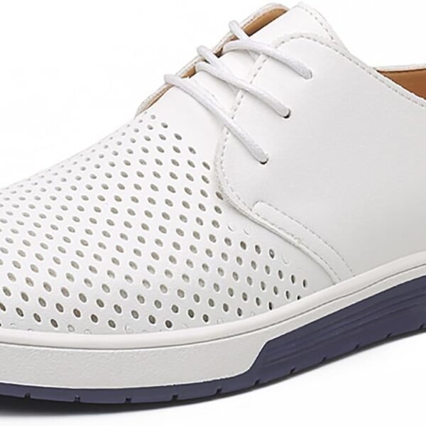 Men's Casual Oxford Shoes Breathable Flat Fashion Sneakers