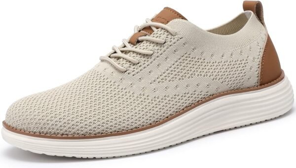 Men’s Casual Dress Sneakers Oxfords Business Mesh Breathable Walking Shoes Tennis Comfortable