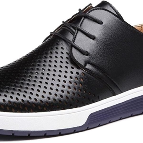 Men's Casual Oxford Shoes Breathable Flat Fashion Sneakers