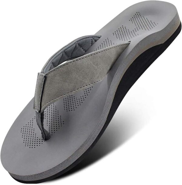 Men's Sandals & Flip-Flops: Featuring Orthopedic Arch Support | Men's Athletic Slides with Soft, Cushioned Insoles