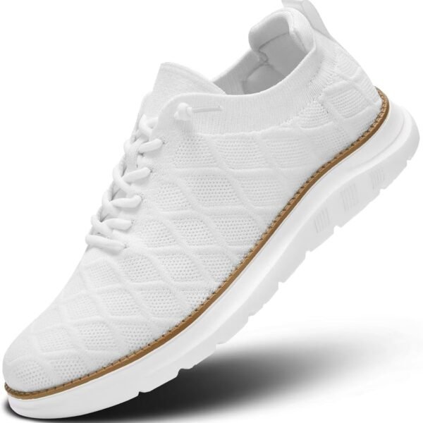 Men’s Casual Dress Oxfords Shoes  Mesh Work Business Walking Sneakers Comfortable Lightweight Soft Sole