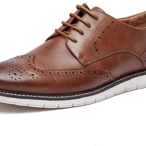 Men's Casual Oxfords Wingtip Business Formal Dress Shoes