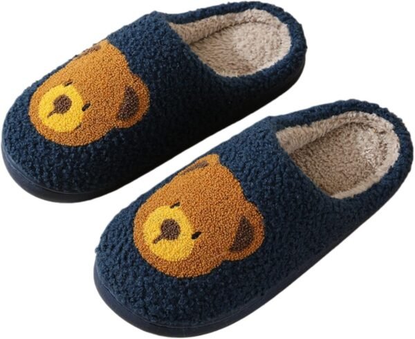 Home Slippers: Unisex, Flexible and Comfortable, Retro Memory Foam and Plush Materials, Warm Winter Wool Lining, Non-Slip Sole Design, Suitable for Indoor/Outdoor Wear