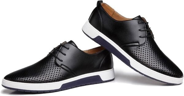 Men's Casual Oxford Shoes Breathable Flat Fashion Sneakers