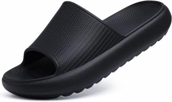 Slippers (Unisex) – Ultra-Comfortable Foot Recovery Slides, Soft Summer Beach Footwear, Light Arch Support