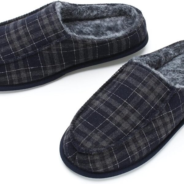 Men's Memory Foam Slippers: Indoor/Outdoor Home Footwear, Non-Slip