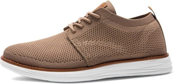Men’s Mesh Sneakers Oxfords Lace-Up Lightweight Casual Walking Shoes