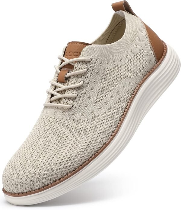 Men’s Casual Dress Sneakers Oxfords Business Mesh Breathable Walking Shoes Tennis Comfortable
