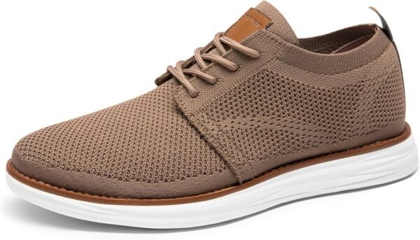 Men’s Mesh Sneakers Oxfords Lace-Up Lightweight Casual Walking Shoes