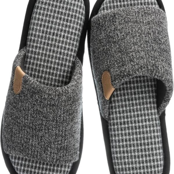 Men's Comfortable Memory Foam Slippers – Indoor/Outdoor Use, Thoughtful Gift for Men, Slip-On House Shoes, Soft & Non-Slip, Open-Toe Design