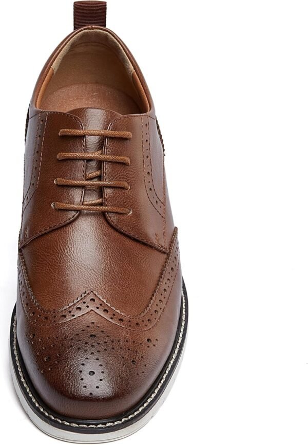 Men's Casual Oxfords Wingtip Business Formal Dress Shoes